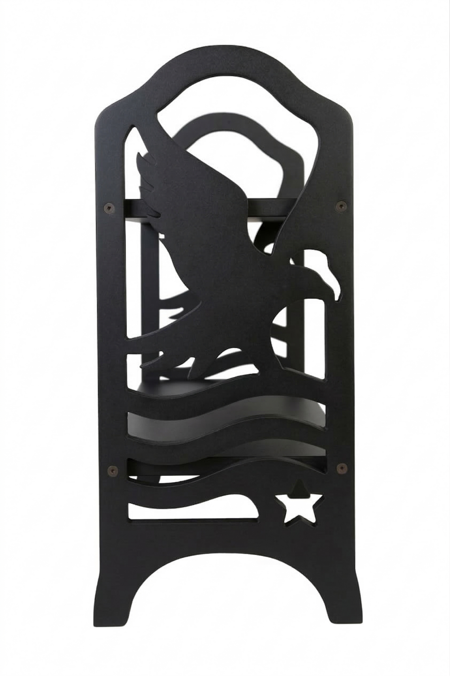 Eagle Design Wooden Shoe Rack – 2 Tier Entryway Organizer