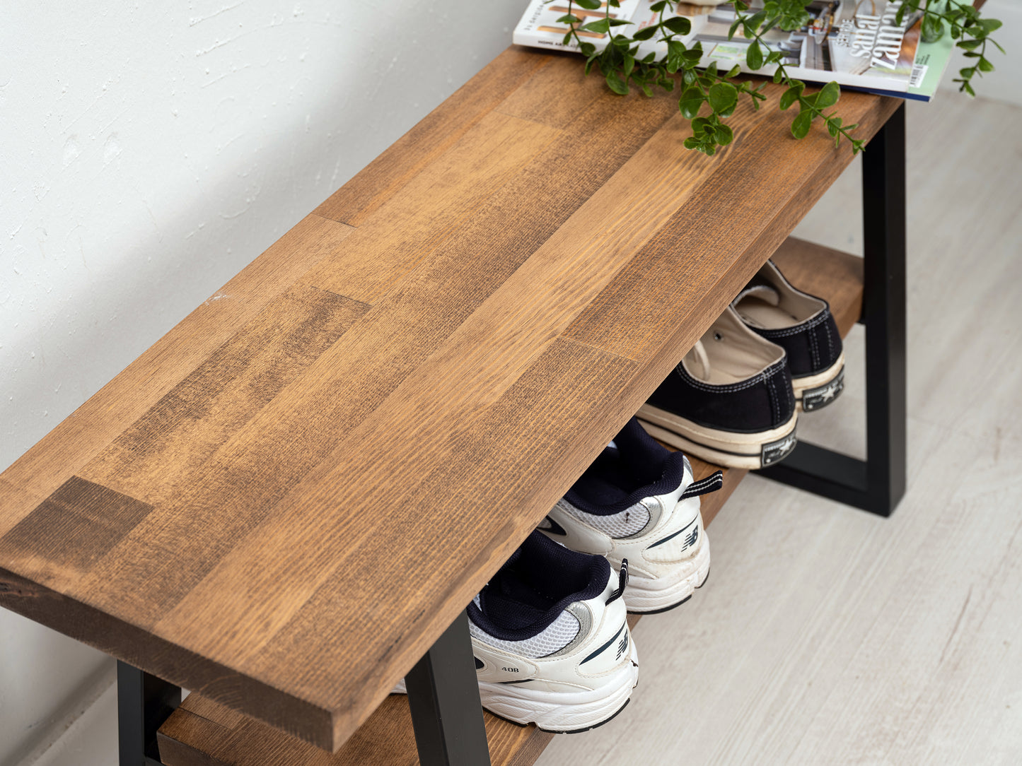 Wooden Shoe Bench,Entryway Shoe Rack,Shoe Storage Bench,Rustic Shoe Bench,Modern Entry Bench,Mudroom Shoe Organizer, Minimalist Shoe Bench