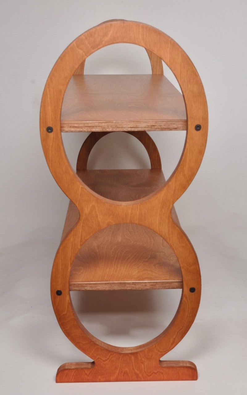 Handmade Wooden Shoe Rack – 2 Tier Entryway Shoe Storage Shelf, Birch Plywood Organizer