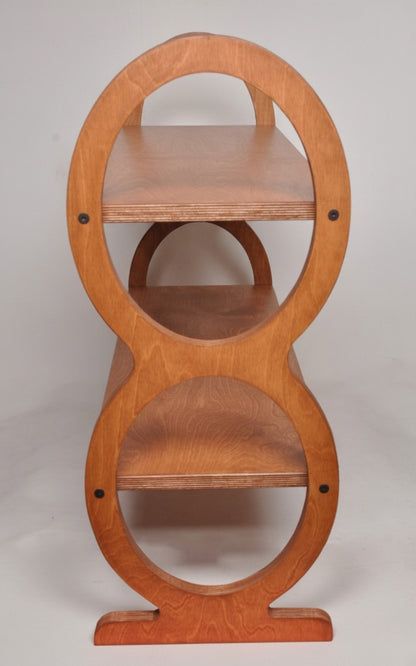 Handmade Wooden Shoe Rack – 2 Tier Entryway Shoe Storage Shelf, Birch Plywood Organizer