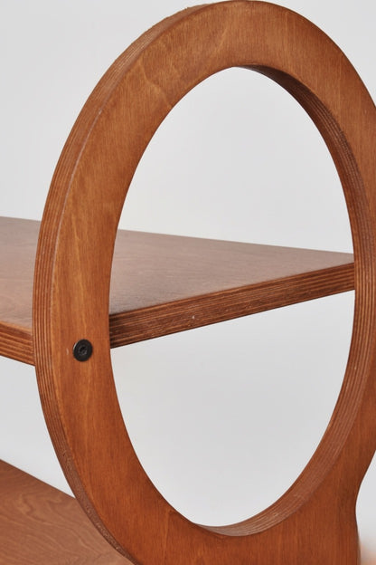 Handmade Wooden Shoe Rack – 2 Tier Entryway Shoe Storage Shelf, Birch Plywood Organizer