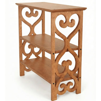Wood Console Table – Record Player Stand – Handmade Entryway Table